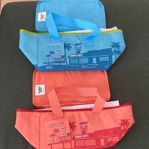 Trader Joe’s Mini Cooler Tote Bag Set - Blue and Orange